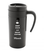 cana personalizata graby neagra keep calm and drink coffee