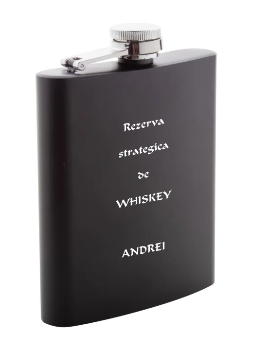 sticla personalizata pentru whiskey